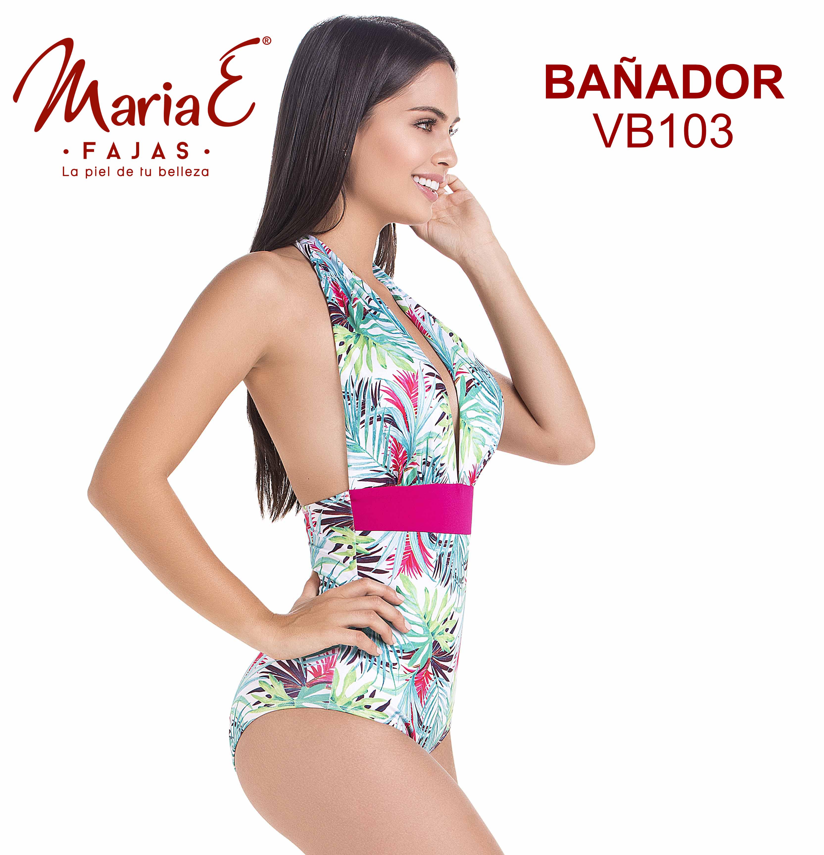 Vestido de Baño Con Faja Incluida, Control de Abdomen y Horma Perfecta